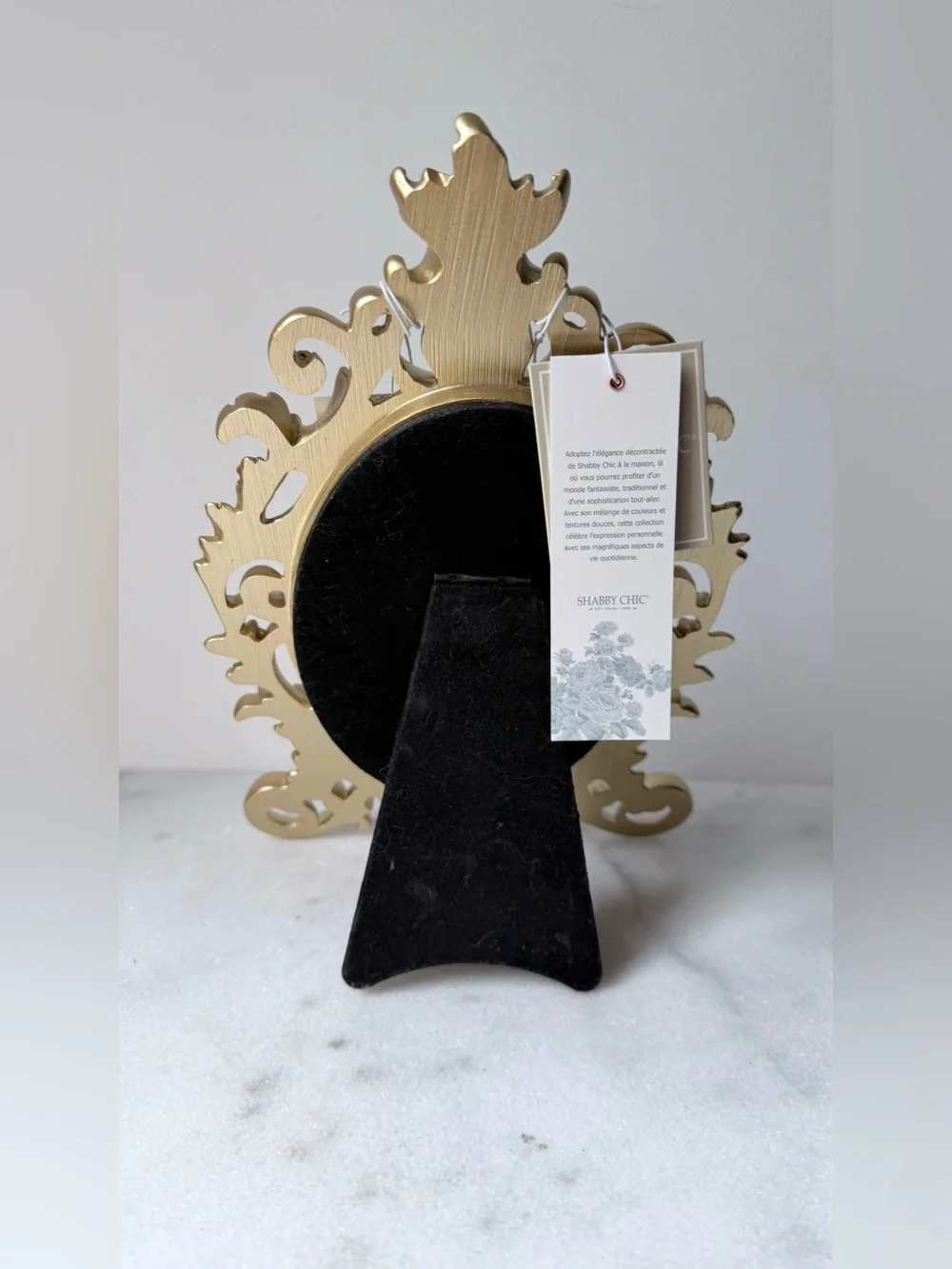 Ring Holder Gold Ring Wedding Display ornate Stand Frame antique style……
